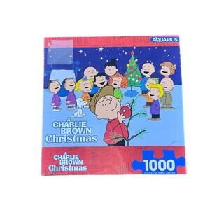 Sealed Peanuts A Charlie Brown Christmas Aquarius Puzzle 1000 Pieces